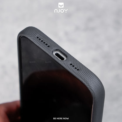 Ốp Magsafe Lưng Nhám Vân Nổi 3D Rammus Viền Kim Loại Cho iPhone 17 Pro Max 16 15 14 13 12