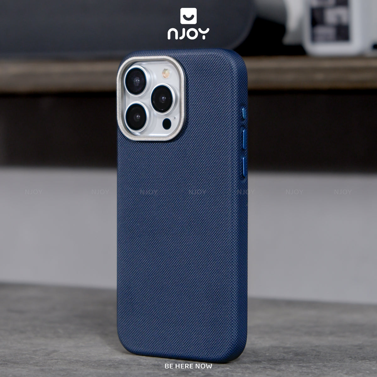 Ốp Magsafe Lưng Nhám Vân Nổi 3D Rammus Viền Kim Loại Cho iPhone 17 Pro Max 16 15 14 13 12