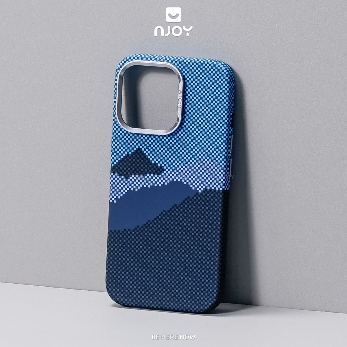 Ốp Carbon Magsafe Siêu Mỏng PC In Hình Núi Cho Điện THoại iPhone 17 Pro Max 16 15 14 13