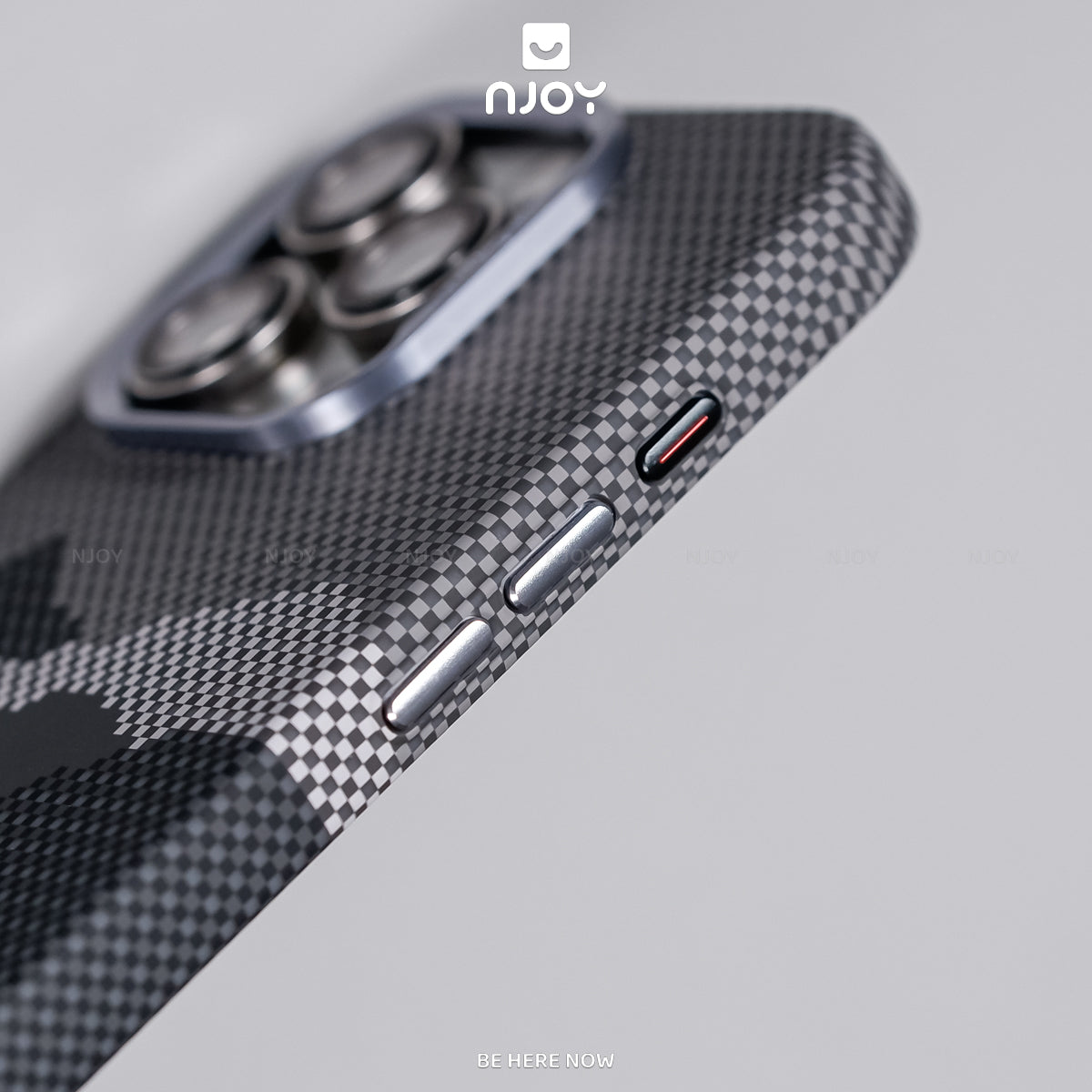 Ốp Carbon Magsafe Siêu Mỏng PC In Hình Núi Cho Điện THoại iPhone 17 Pro Max 16 15 14 13