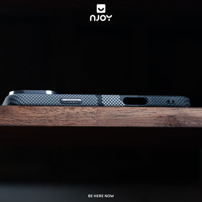 Ốp Carbon Magsafe Siêu Mỏng PC In Hình Núi Cho Điện THoại iPhone 17 Pro Max 16 15 14 13