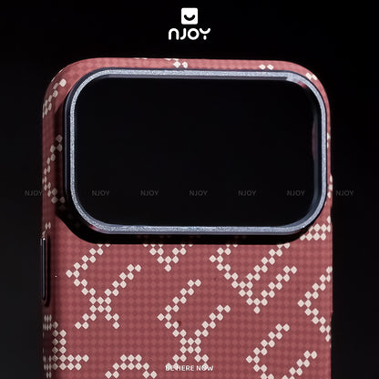 Ốp Carbon Magsafe Siêu Mỏng PC In Hình Cho Điện Thoại iPhone 17 Pro Max 16 15 14 13