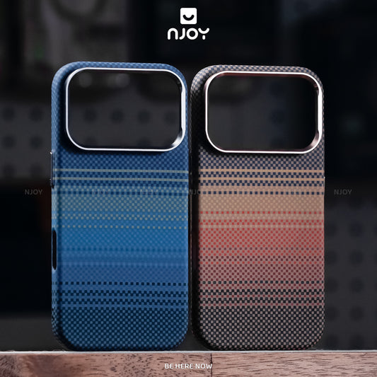 Ốp Carbon Magsafe Siêu Mỏng Họa Tiết 3D Nổi Cho iPhone 17 Pro Max 16 15 14 13