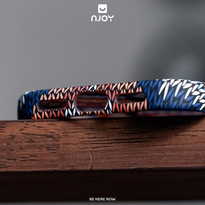 Ốp Carbon Magsafe Siêu Mỏng PC Họa Tiết Vải Đan Cho Điện Thoại iPhone 17 Pro Max 16 15 14 13