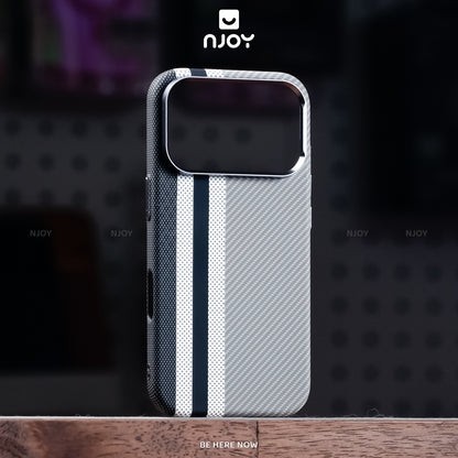 Ốp Carbon Nhám Chống Vân Tay Siêu Mỏng Bảo Vệ Camera Cho Điện Thoại iPhone 17 Pro Max 16 15 14 13