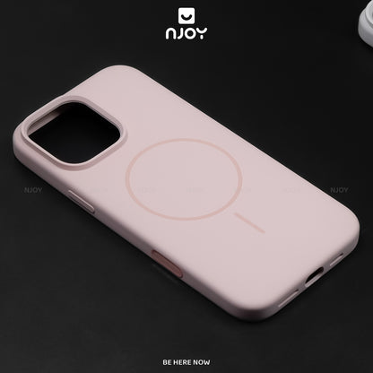 Ốp Chống Bẩn Hỗ Trợ Sạc Không Dây Từ Tính Lót Nhung Cho iPhone 17 Pro Max 16 15 14 13