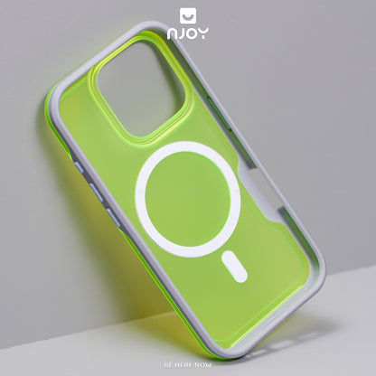 Ốp Lưng Magsafe Nhám Phản Quang Neo Chống Sốc Cho iPhone 16 Pro Max 15 14 13 12