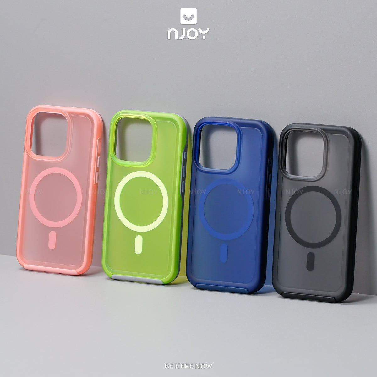 Ốp Lưng Magsafe Nhám Phản Quang Neo Chống Sốc Cho iPhone 16 Pro Max 15 14 13 12