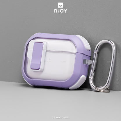 Ốp Vỏ Case Trong Suốt Chống Sốc Khoá Nam Châm Cho Tai Nghe Airpods Pro 3 2 Airpods 4 3