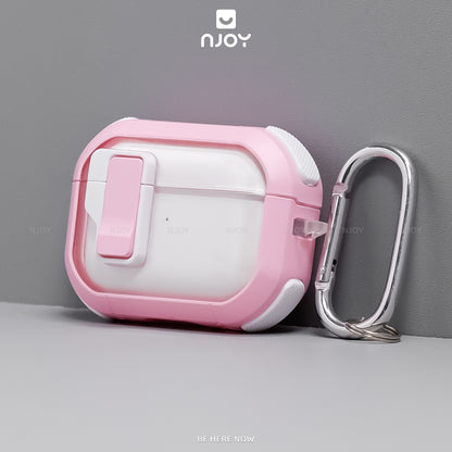 Ốp Vỏ Case Trong Suốt Chống Sốc Khoá Nam Châm Cho Tai Nghe Airpods Pro 3 2 Airpods 4 3