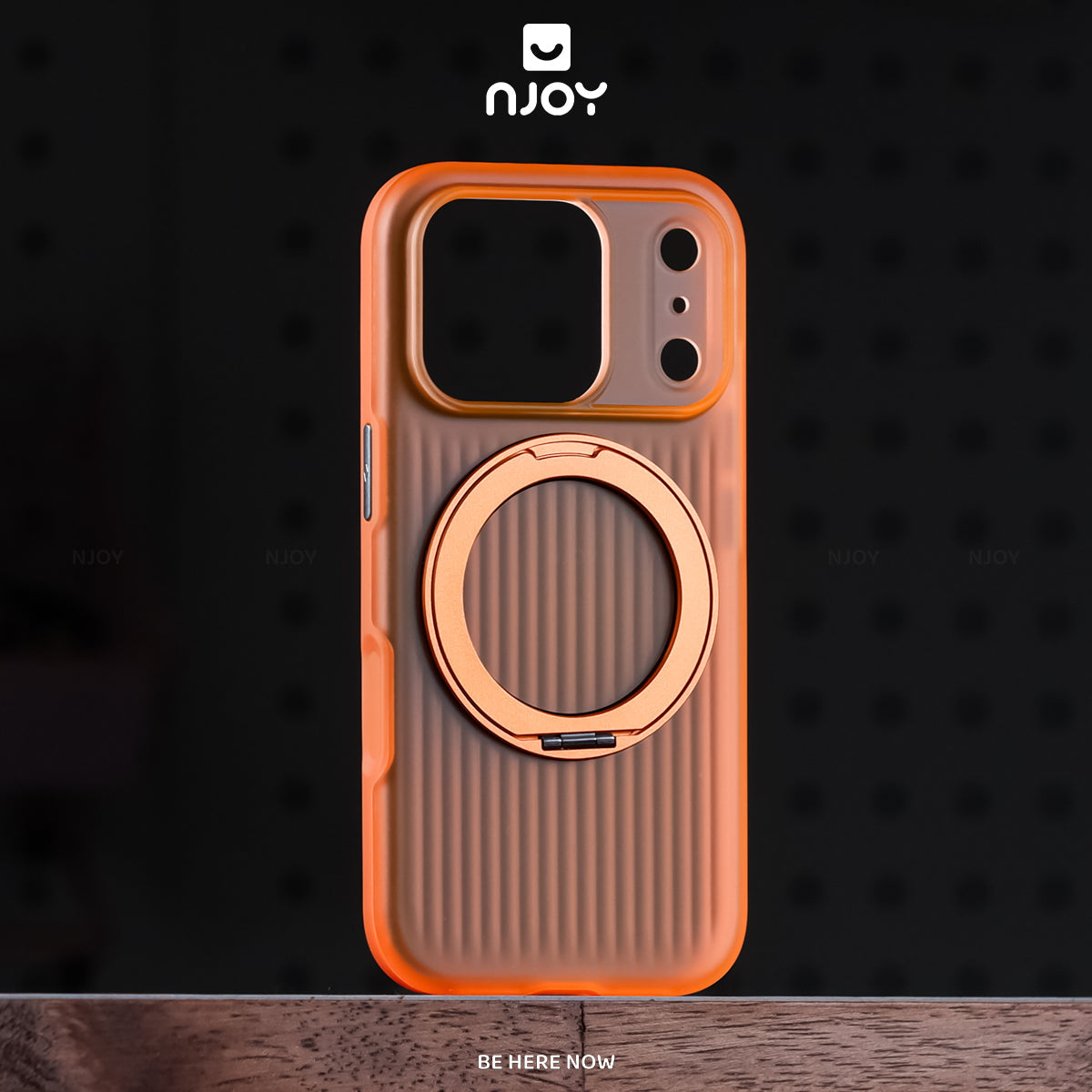 Ốp Lưng Kiêm Giá Đỡ Xoay 360 Độ Hỗ Trợ Sạc Không Dây Từ Tính Cho Điện Thoại iPhone 17 Pro Max 16 15 14