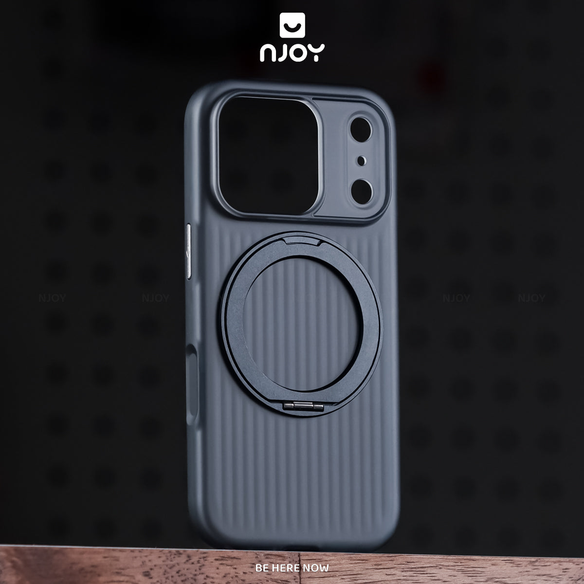 Ốp Lưng Kiêm Giá Đỡ Xoay 360 Độ Hỗ Trợ Sạc Không Dây Từ Tính Cho Điện Thoại iPhone 17 Pro Max 16 15 14