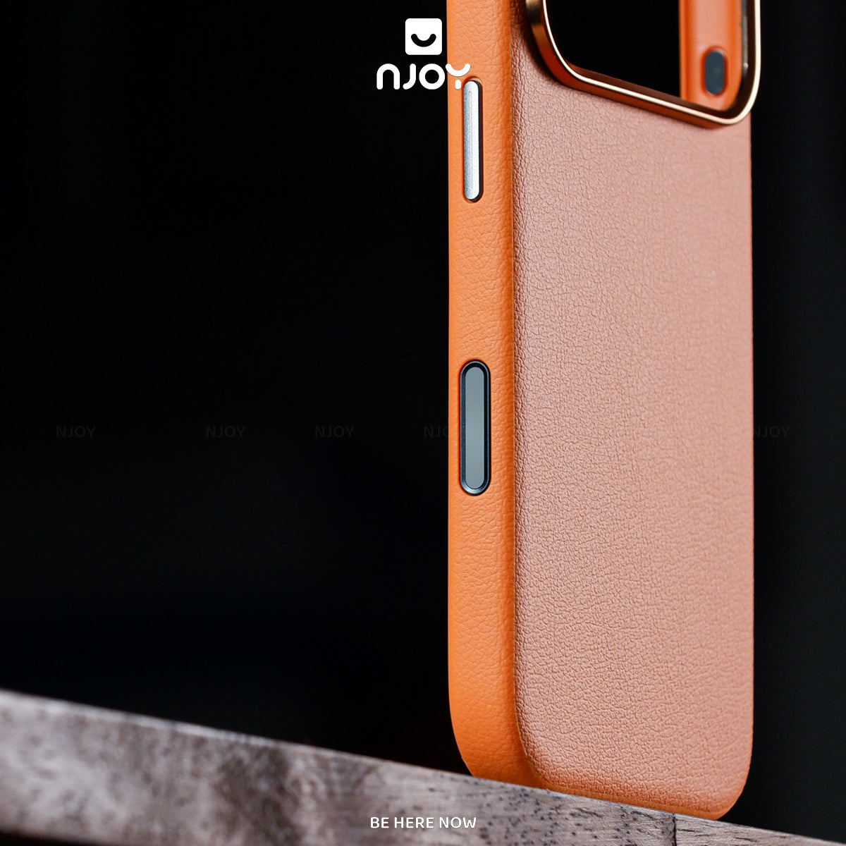 Ốp Da Magsafe Viền Kim Loại Bảo Vệ Camera Cho iPhone 17 Pro Max 16 15 14