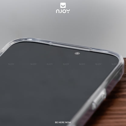 Ốp Lưng Trong Suốt Njoy Đựng Thẻ Bảo Vệ Camera Chống Sốc Cho iPhone 17 Pro Max 16 15 14 13 12