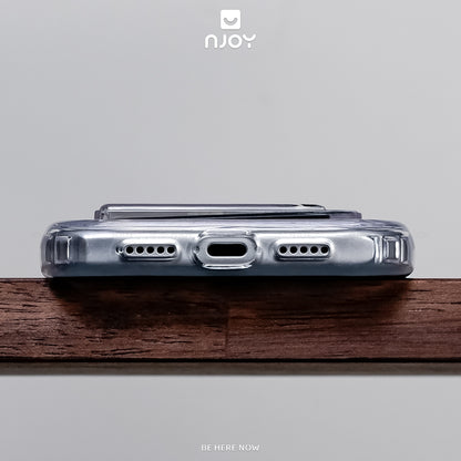 Ốp Đựng Thẻ Trong Suốt Njoy Bảo Vệ Camera Cho iPhone 17 Pro Max 16 15 14 13 12