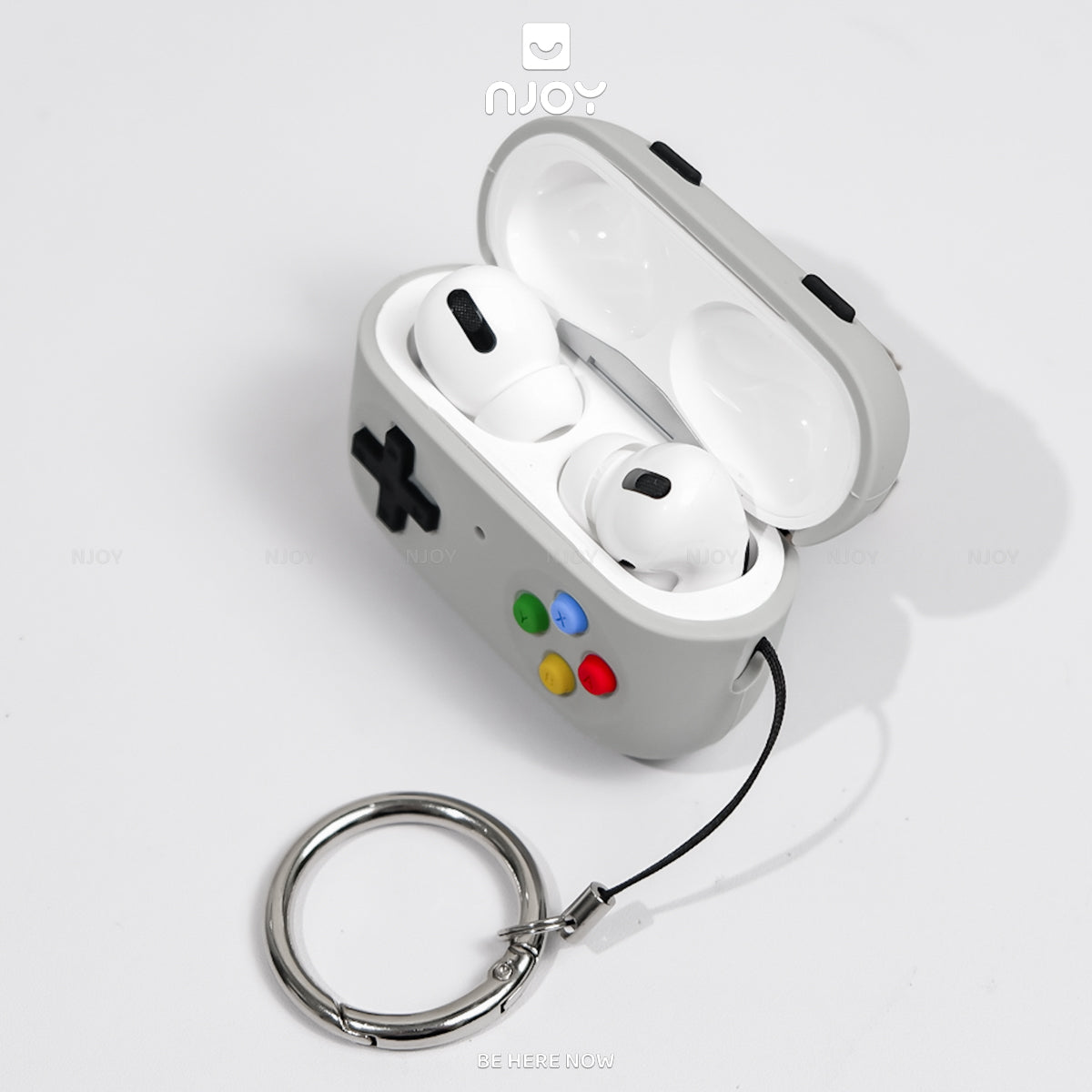 Ốp Silicon Máy Chơi Game Ahastyle Chất Liệu Silicon Kèm Móc Khóa Cho AirPods Pro 2 3 Airpods 4