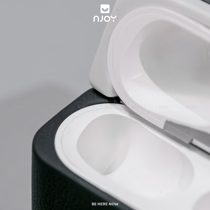 Ốp Silicon In Hình Retro Camera Kèm Móc Khóa Cho Tai Nghe AirPods Pro 3 2 Airpods 4