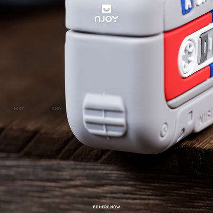 Ốp In Hình Máy Nghe Nhạc Cassette Cổ Điển Retro Kèm Dây Đeo Cho Airpods Pro 3 2 Airpods 4