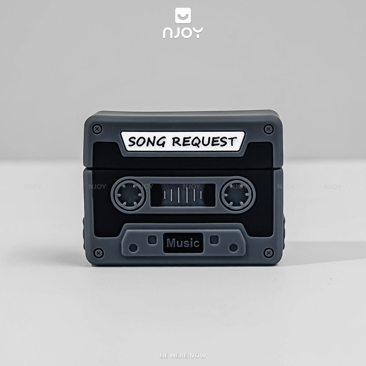 Ốp In Hình Cassette Silicon Kèm Dây Đeo Cho Tai Nghe Airpods 4 3 Airpods Pro 3 2 Njoyshop