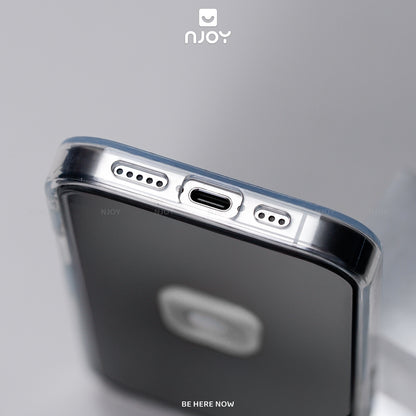 Ốp Lưng Nơ Chấm Bi Màu Xanh Dễ Thương Bảo Vệ Camera Cho Điện Thoại iPhone 17 Pro Max 16 15 14 13 12