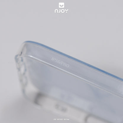 Ốp Lưng Nơ Chấm Bi Màu Xanh Dễ Thương Bảo Vệ Camera Cho Điện Thoại iPhone 17 Pro Max 16 15 14 13 12