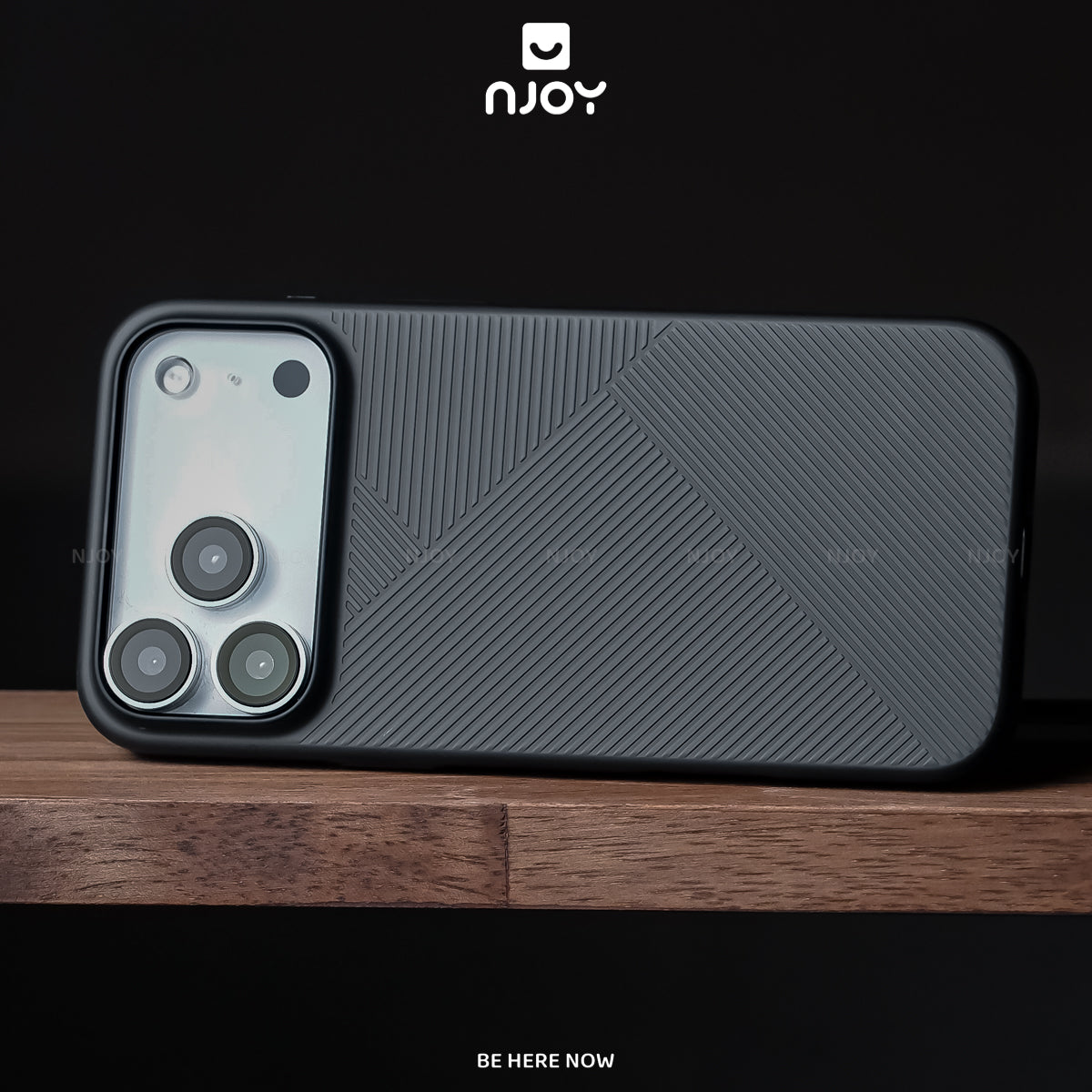 Ốp Nhám Sọc Siêu Mỏng Nexus Họa Tiết Hình Học Geomestry Cho iPhone 17 Pro Max 16 15 14 13 12