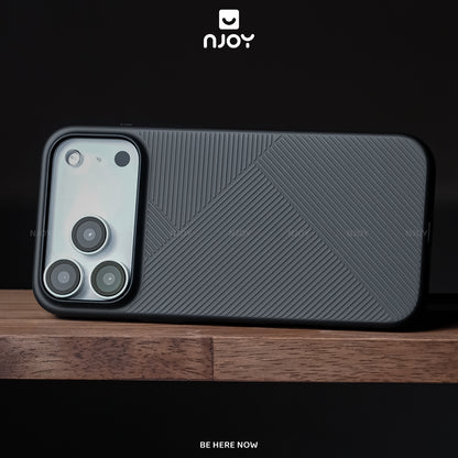 Ốp Nhám Sọc Siêu Mỏng Nexus Họa Tiết Hình Học Geomestry Cho iPhone 17 Pro Max 16 15 14 13 12