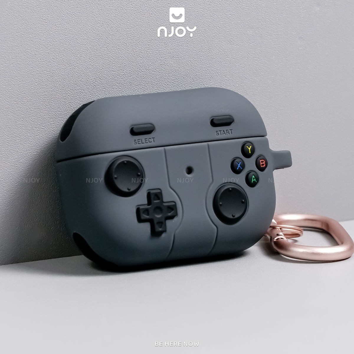 Ốp Silicon Máy Chơi Game Kèm Móc Khóa Cho Tai Nghe Airpods Pro 3 2 4