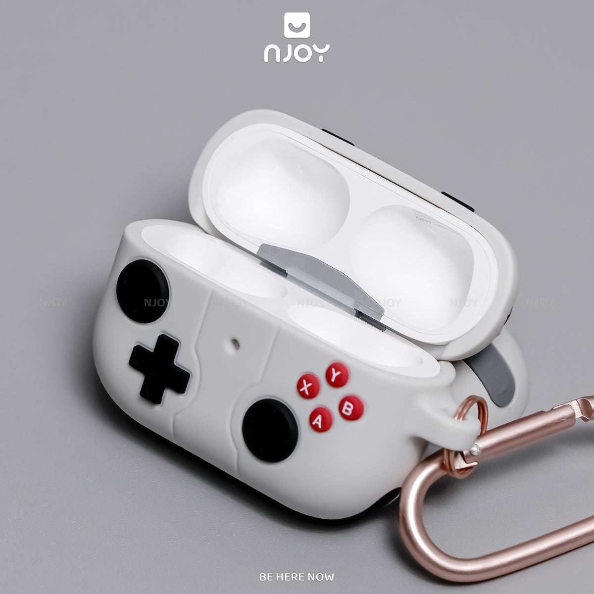 Ốp Silicon Máy Chơi Game Kèm Móc Khóa Cho Tai Nghe Airpods Pro 3 2 4