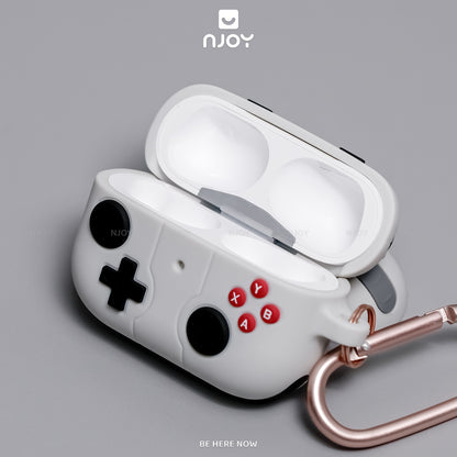 Ốp Silicon Máy Chơi Game Kèm Móc Khóa Cho Tai Nghe Airpods Pro 3 2 4