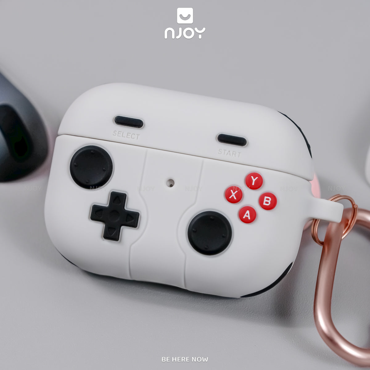 Ốp Silicon Máy Chơi Game Kèm Móc Khóa Cho Tai Nghe Airpods Pro 3 2 4