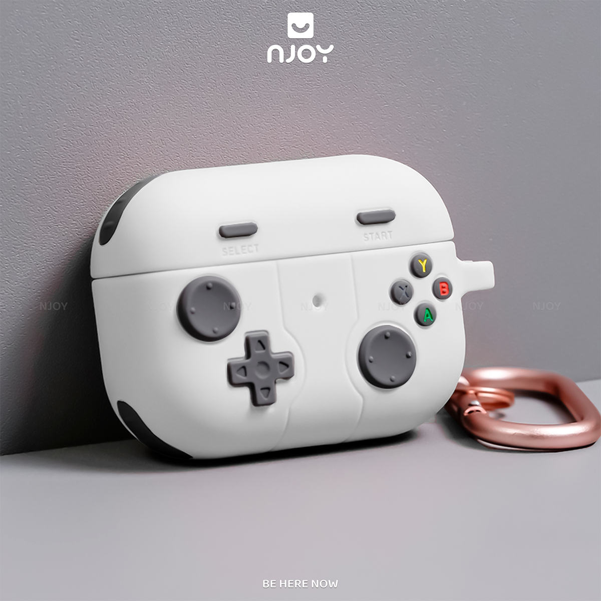 Ốp Silicon Máy Chơi Game Kèm Móc Khóa Cho Tai Nghe Airpods Pro 3 2 4