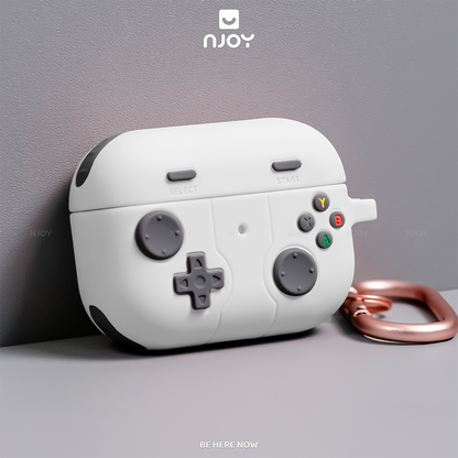 Ốp Silicon Máy Chơi Game Kèm Móc Khóa Cho Tai Nghe Airpods Pro 3 2 4