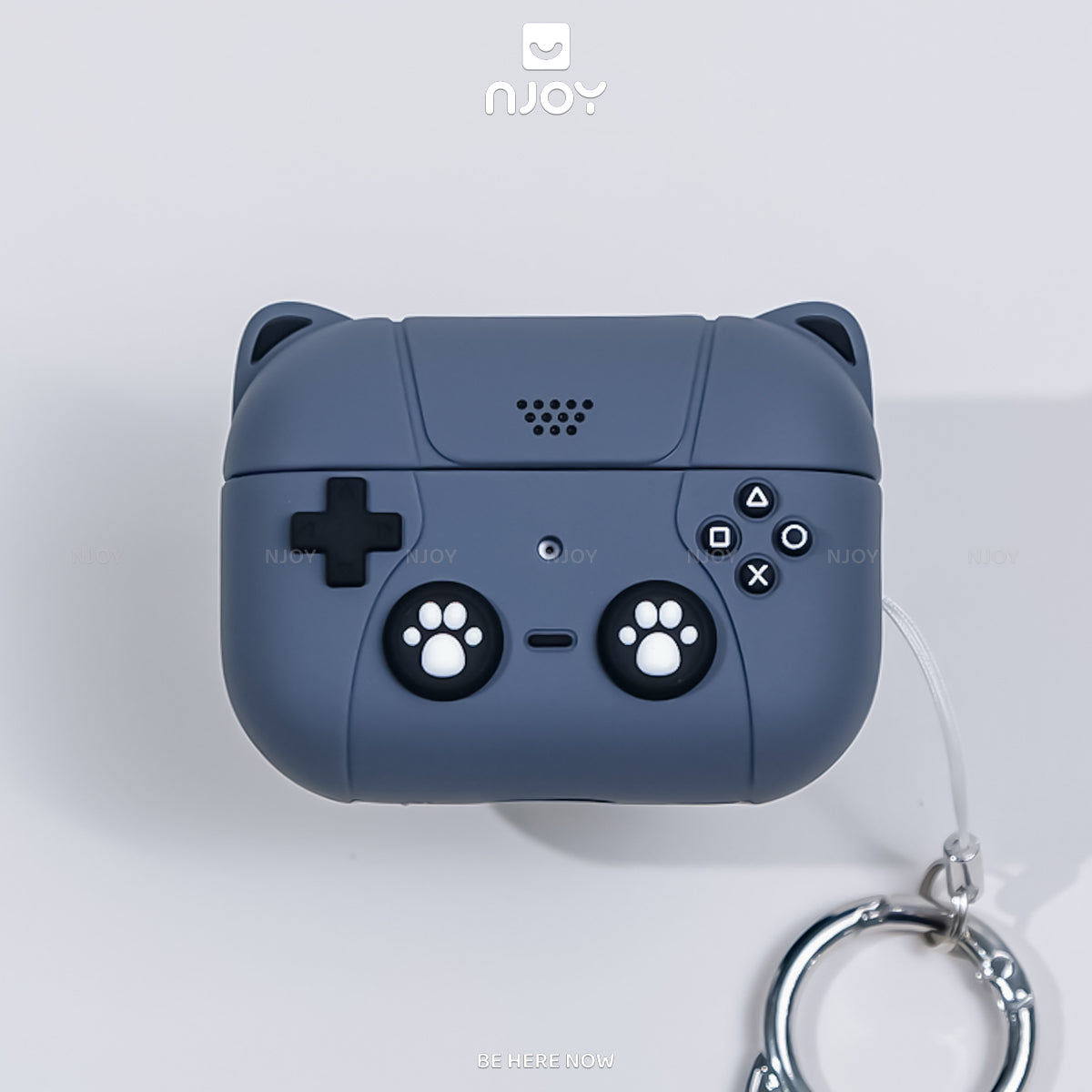 Ốp Silicon Mèo Hello Kitty Kèm Móc Khóa Tiện Lợi Cho Tai Nghe Airpods 3 4 Airpods Pro 3 2 Njoyshop