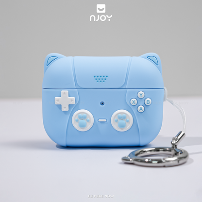 Ốp Silicon Mèo Hello Kitty Kèm Móc Khóa Tiện Lợi Cho Tai Nghe Airpods 3 4 Airpods Pro 3 2 Njoyshop