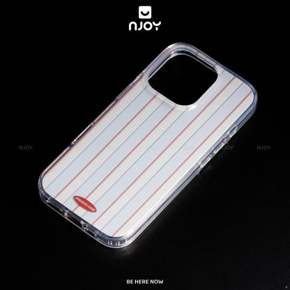 Ốp Lưng Art Minimal Sọc Thẳng Có Túi Khí Chống Sốc Cho Điện Thoại iPhone 17 Pro Max 16 15 14 13