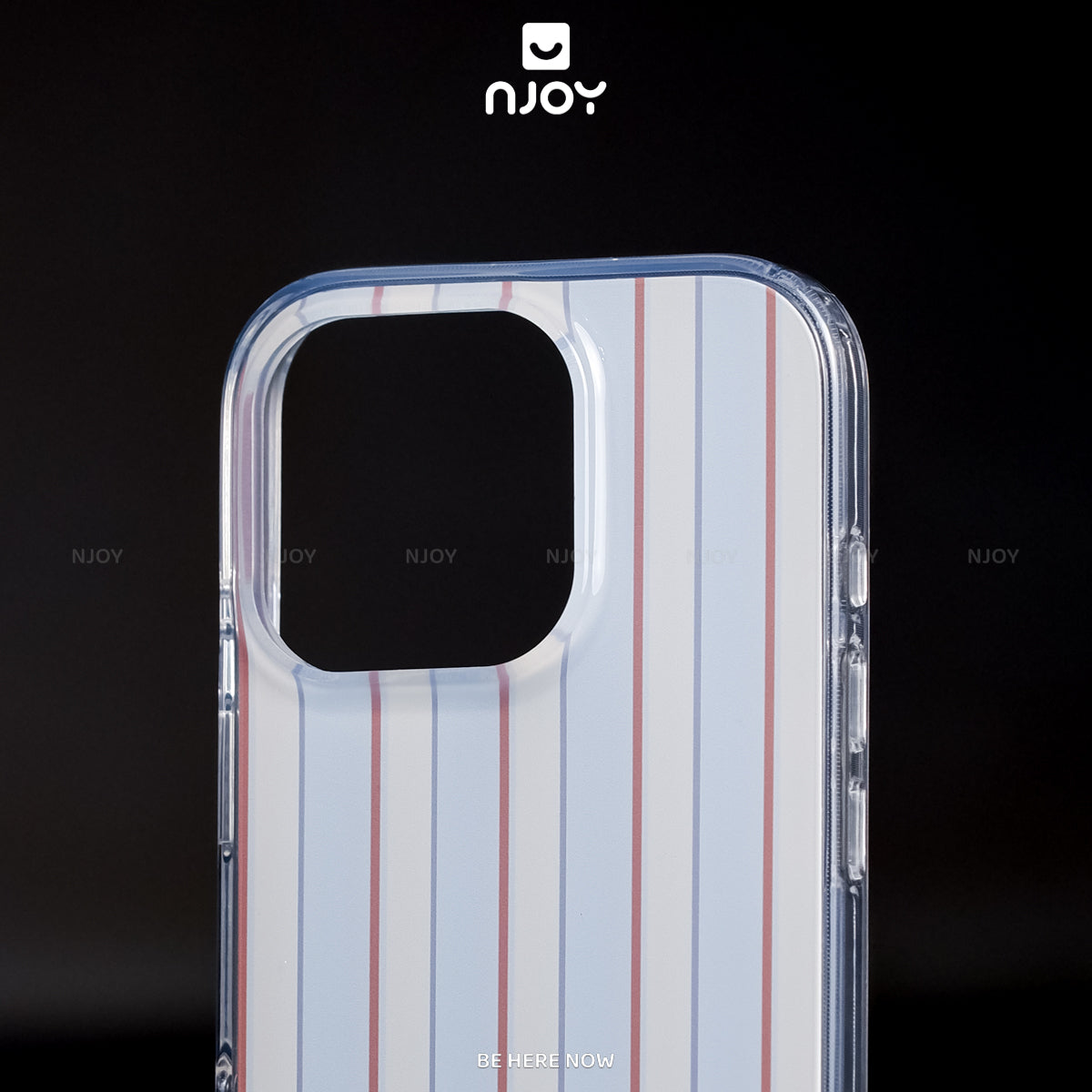 Ốp Lưng Art Minimal Sọc Thẳng Có Túi Khí Chống Sốc Cho Điện Thoại iPhone 17 Pro Max 16 15 14 13