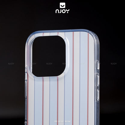 Ốp Lưng Art Minimal Sọc Thẳng Có Túi Khí Chống Sốc Cho Điện Thoại iPhone 17 Pro Max 16 15 14 13