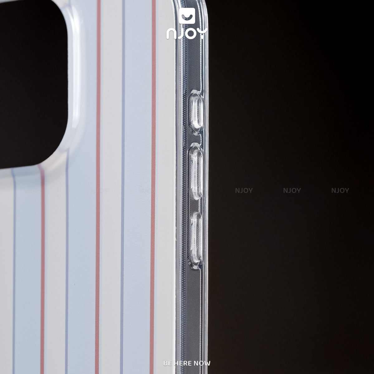 Ốp Lưng Art Minimal Sọc Thẳng Có Túi Khí Chống Sốc Cho Điện Thoại iPhone 17 Pro Max 16 15 14 13