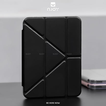 Bao Da Ốp Lưng iPad Trong Suốt Chống Sốc Mặt Lưng Gấp Gọn Chữ Y Có Khay Đựng Bút Apple Pencil