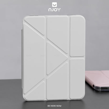 Bao Da Ốp Lưng iPad Trong Suốt Chống Sốc Mặt Lưng Gấp Gọn Chữ Y Có Khay Đựng Bút Apple Pencil