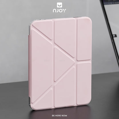 Bao Da Ốp Lưng iPad Trong Suốt Chống Sốc Mặt Lưng Gấp Gọn Chữ Y Có Khay Đựng Bút Apple Pencil