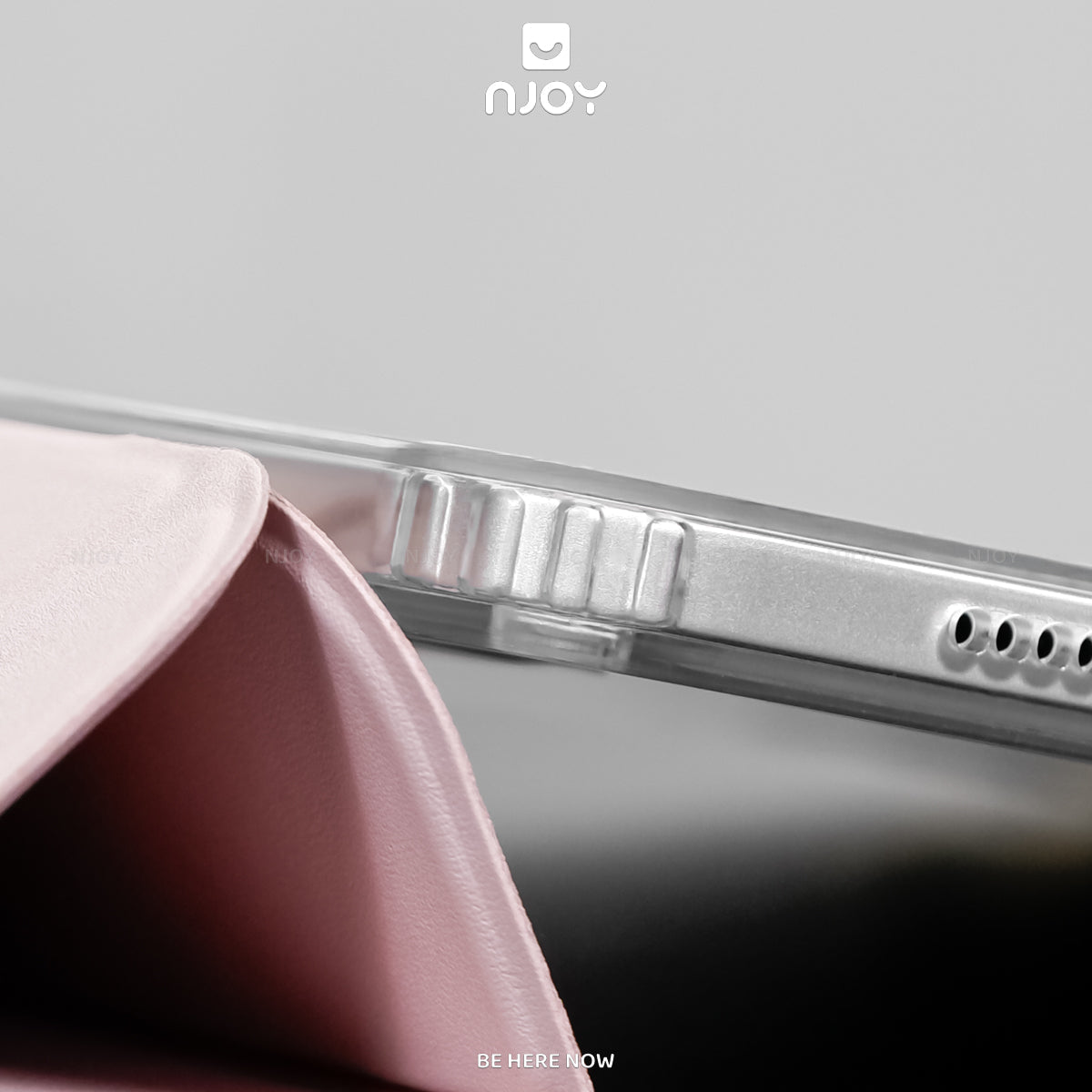 Bao Da Ốp Lưng iPad Trong Suốt Chống Sốc Mặt Lưng Gấp Gọn Chữ Y Có Khay Đựng Bút Apple Pencil