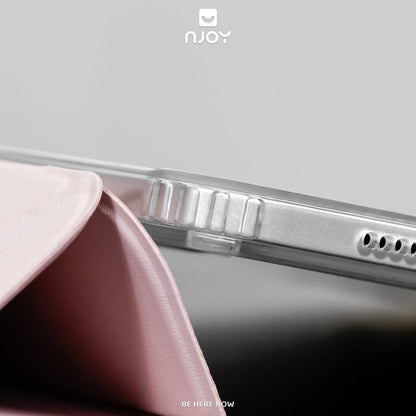 Bao Da Ốp Lưng iPad Trong Suốt Chống Sốc Mặt Lưng Gấp Gọn Chữ Y Có Khay Đựng Bút Apple Pencil