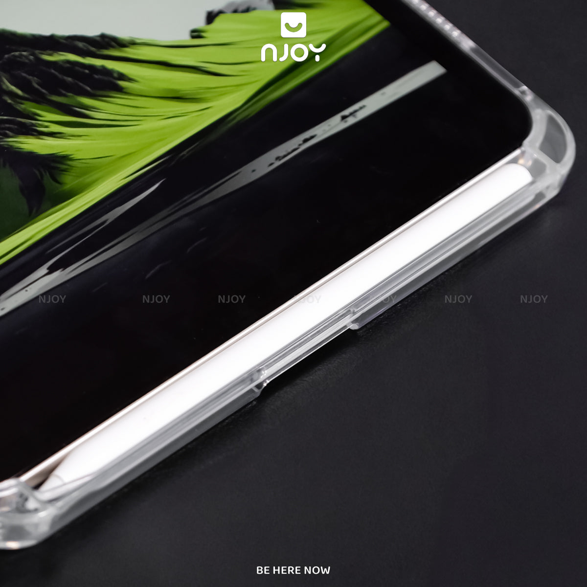 Bao Da Ốp Lưng iPad Trong Suốt Chống Sốc Mặt Lưng Gấp Gọn Chữ Y Có Khay Đựng Bút Apple Pencil