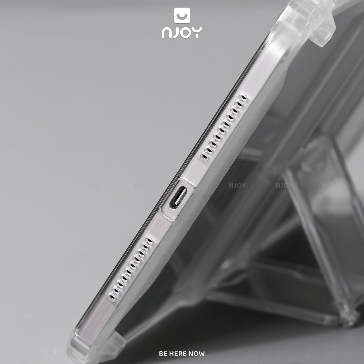 Ốp Trong Suốt Chống Sốc Kiêm Giá Đỡ Cho iPad Air 4 5 6 7 Pro M4 M2 M1 Gen 7 8 9 10 11 Mini 6 7