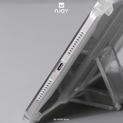 Ốp Trong Suốt Chống Sốc Kiêm Giá Đỡ Cho iPad Air 4 5 6 7 Pro M4 M2 M1 Gen 7 8 9 10 11 Mini 6 7