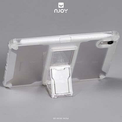 Ốp Trong Suốt Chống Sốc Kiêm Giá Đỡ Cho iPad Air 4 5 6 7 Pro M4 M2 M1 Gen 7 8 9 10 11 Mini 6 7