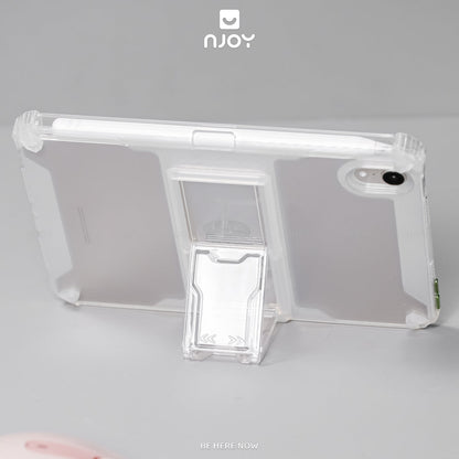 Ốp Trong Suốt Chống Sốc Kiêm Giá Đỡ Cho iPad Air 4 5 6 7 Pro M4 M2 M1 Gen 7 8 9 10 11 Mini 6 7