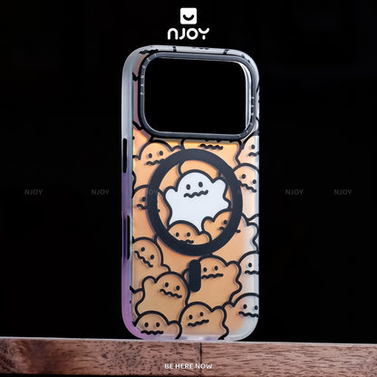 Ốp Lưng Magsafe Hình In Nhám Mờ Cho iPhone 17 Pro Max 16 15 14 13 12